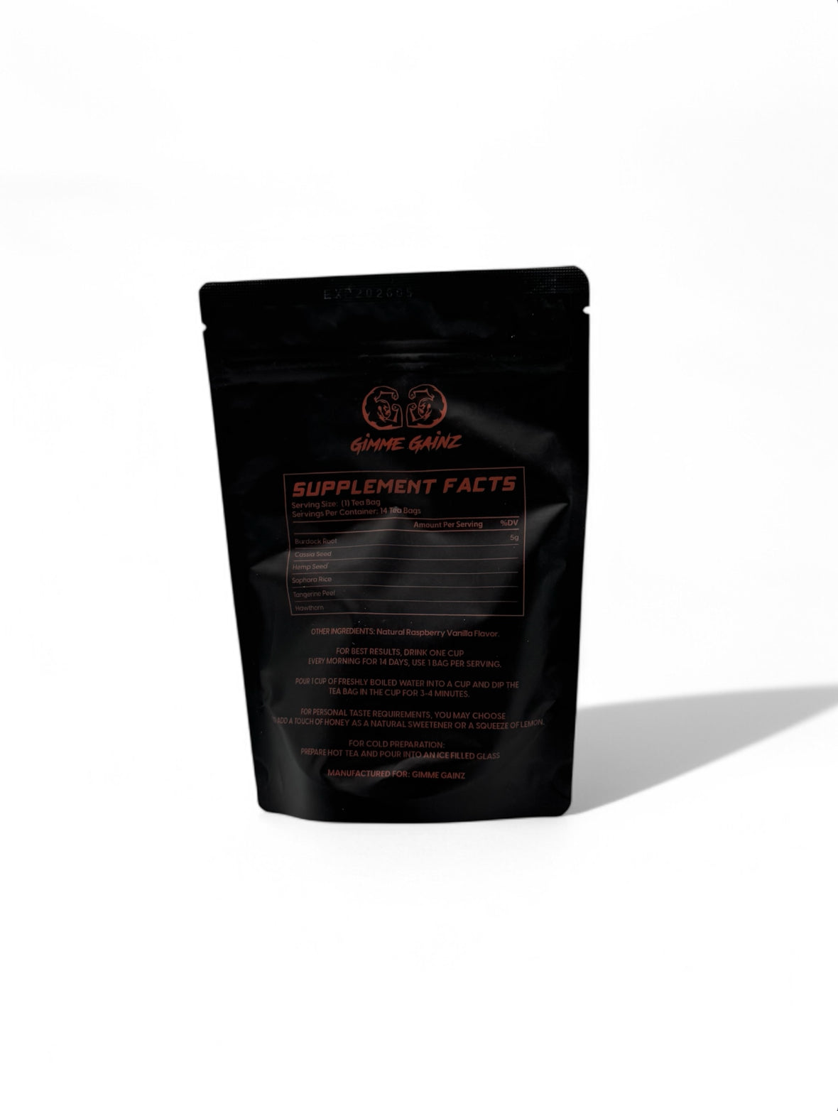 Gimme Gainz Heart Blood Pressure Herbal Tea