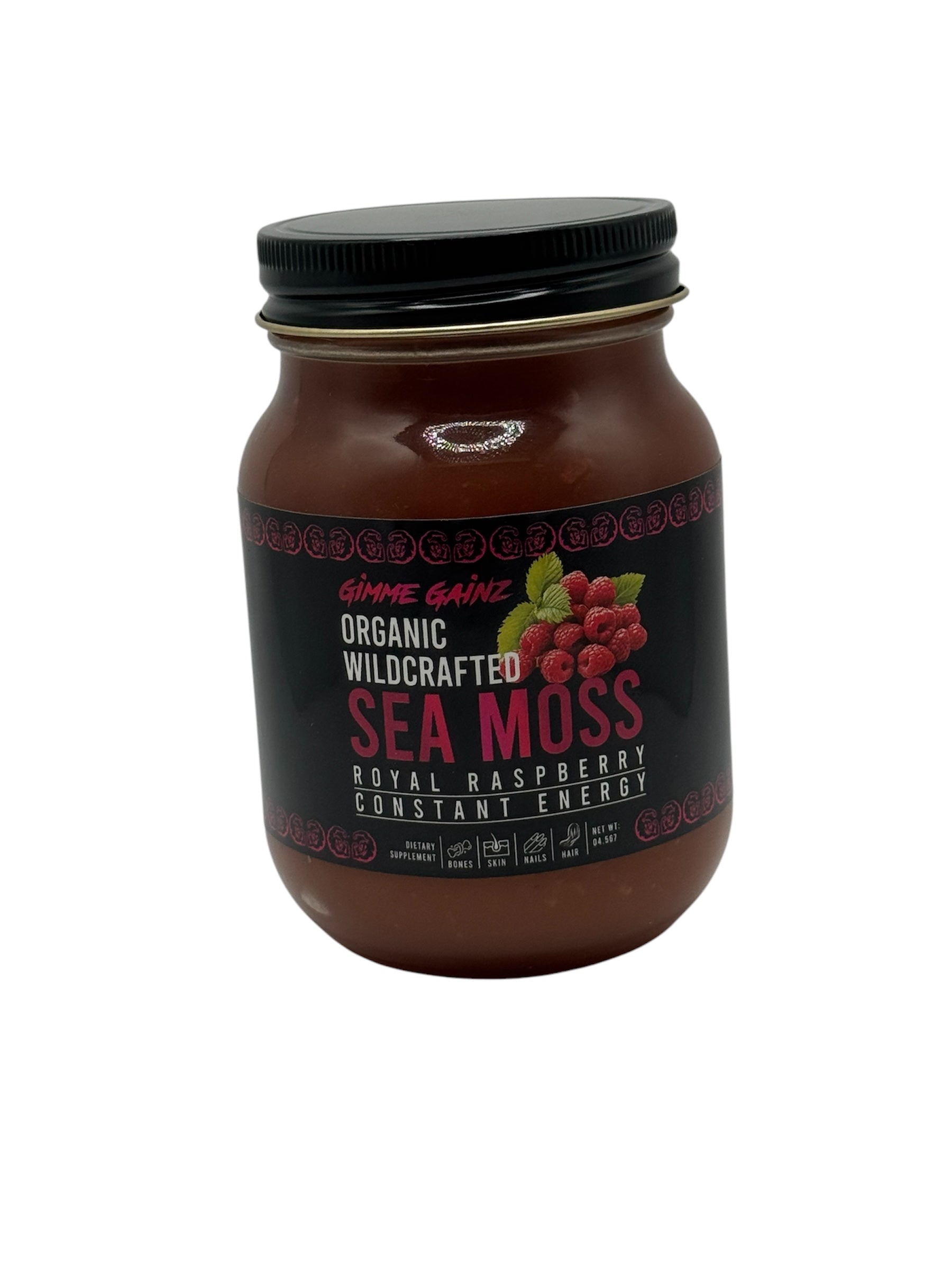Royal Raspberry Sea Moss Gel – Gimme Gainz